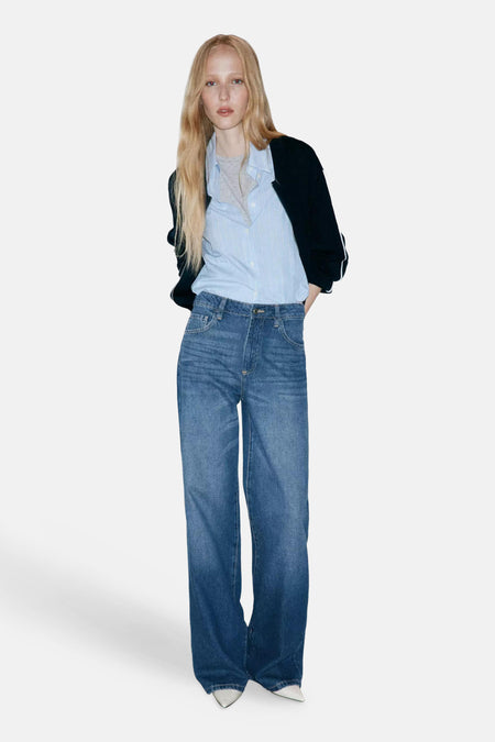 DANILA - mid blue denim