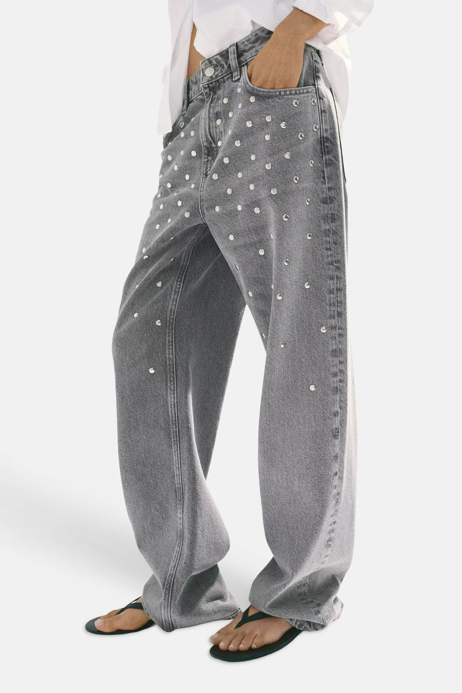 LUCA - mid grey denim