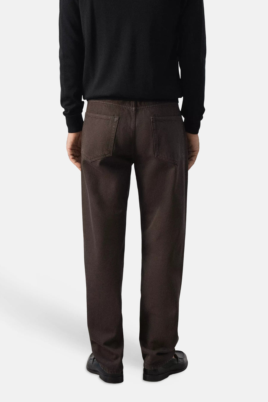 Pantalon 5 poches - brun