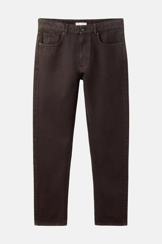 Pantalon 5 poches - brun