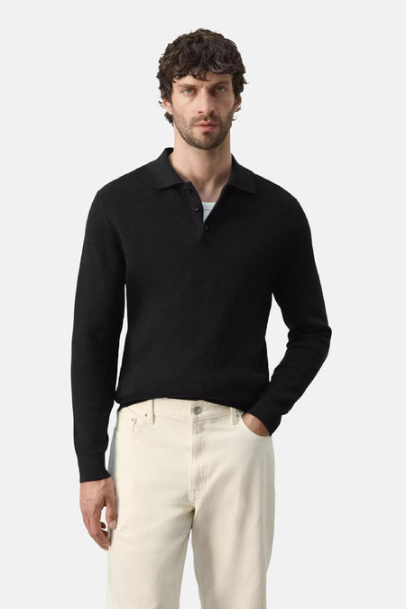 Pull V-hals - zwart