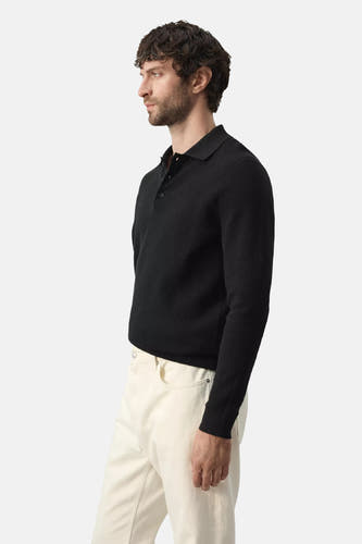 Pull V-hals - zwart