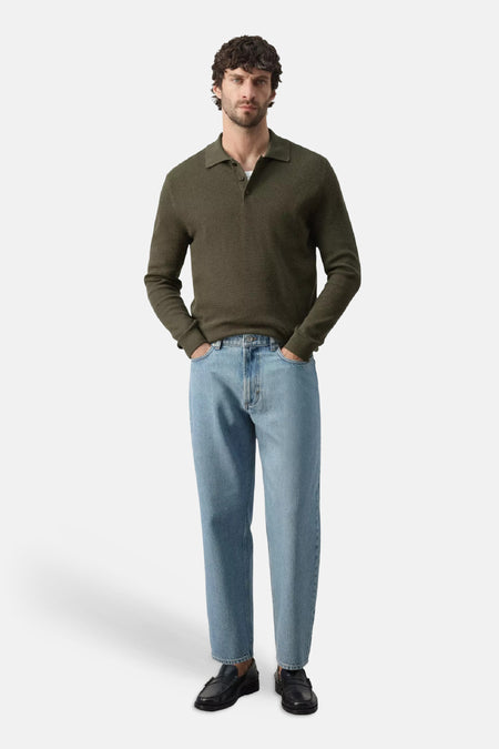 Pull V-hals - khaki