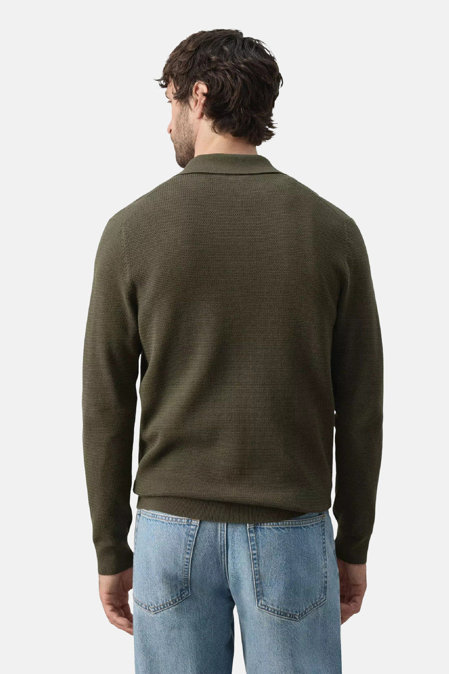 Pull V-hals - khaki