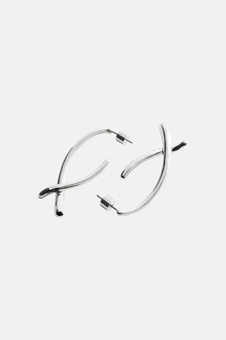 Oorring zilver - MANGO