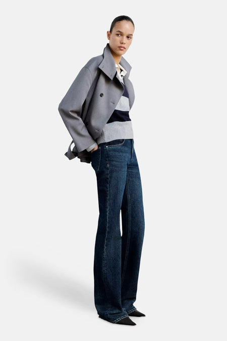 Pull col V - multicolore