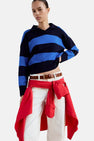Pull V-hals - multicolor