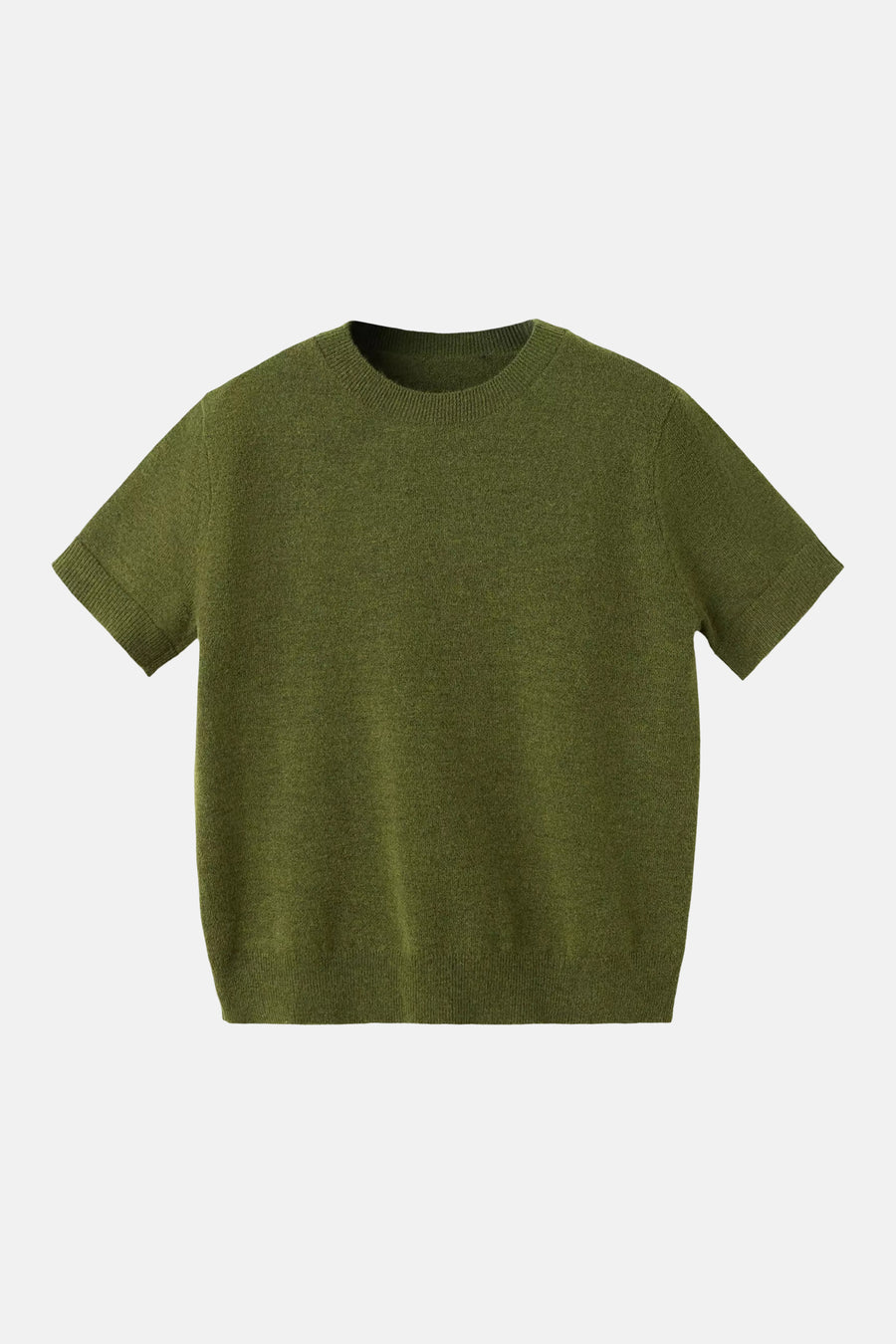 Pull à manches courtes - vert