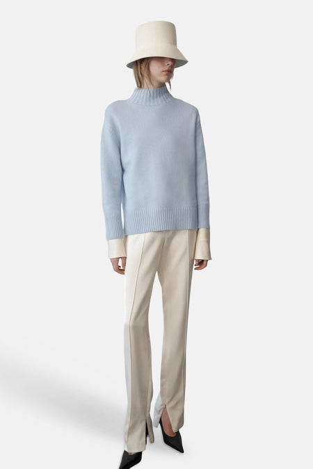 Trui met rolkraag blauw - MANGO
