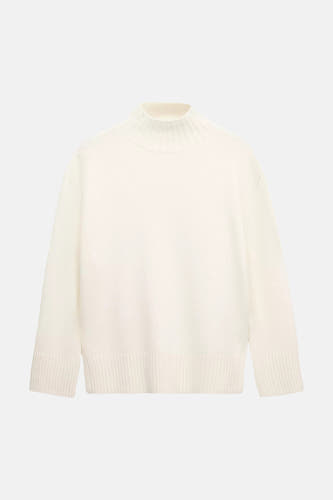 Pull à col roulant - blanc