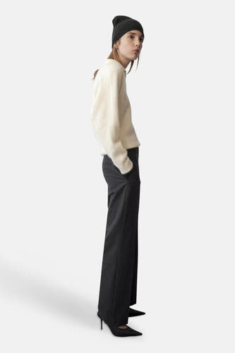 Pull V-hals - geel