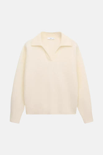 Pull V-hals - geel