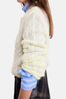 Pull met polokraag - geel