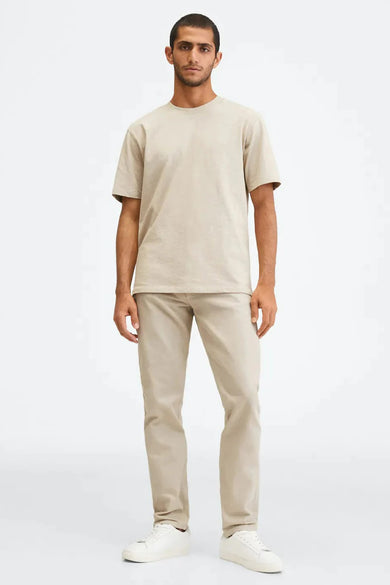 Straight jeans - beige