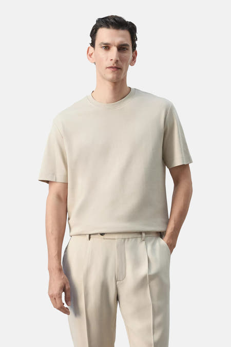 T-shirt à manches courtes - écru