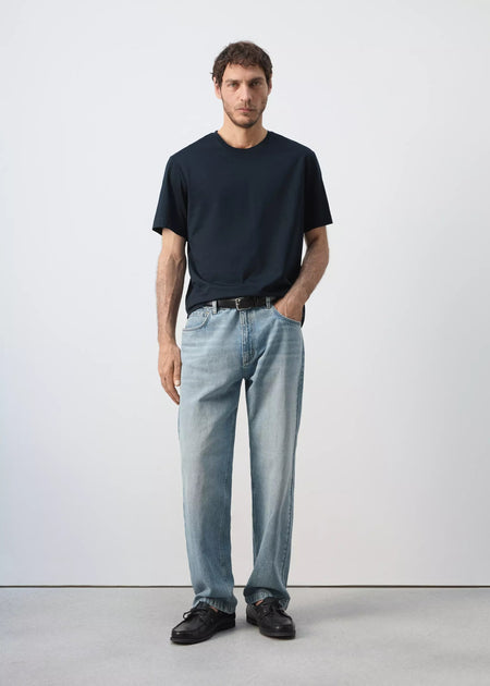 T-shirt (korte mouwen) blauw - MANGO