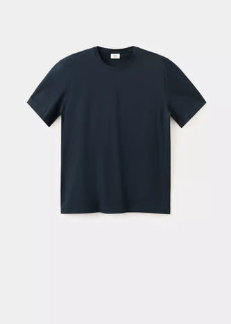 T-shirt (korte mouwen) blauw - MANGO