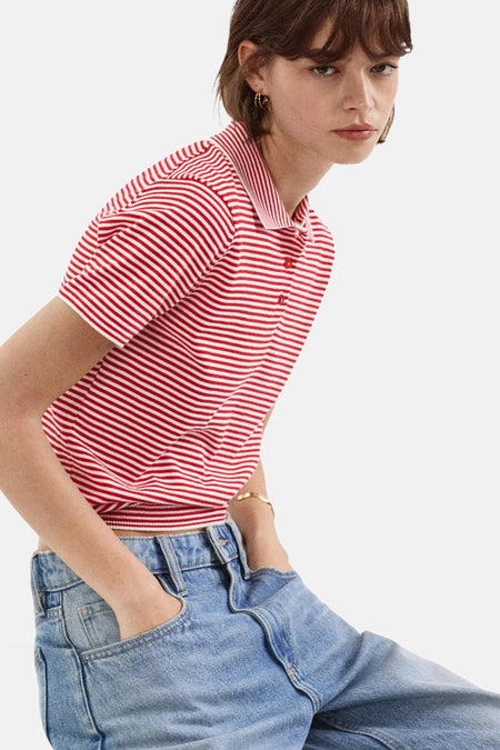 Polo met korte mouwen - Rood