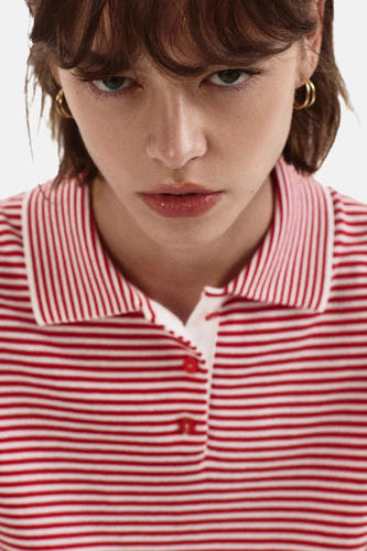 Polo met korte mouwen - Rood