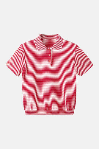 Polo met korte mouwen - Rood