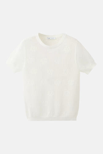 Pull O-hals - wit