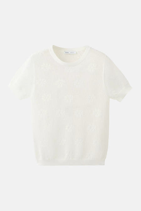 Pull O-hals - wit