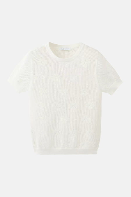 Pull O-hals - wit