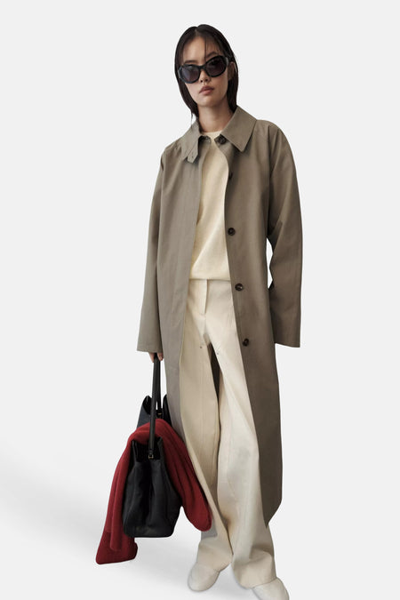 Trui met ronde hals beige - MANGO