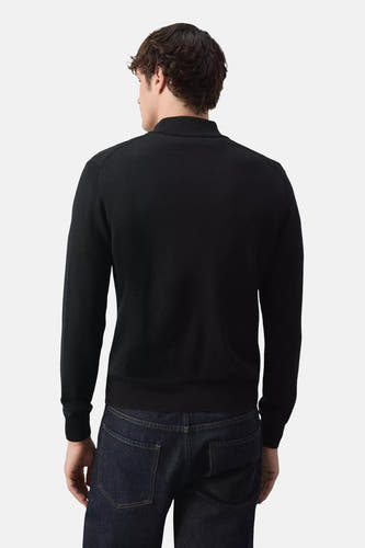 Pull met rolkraag - zwart