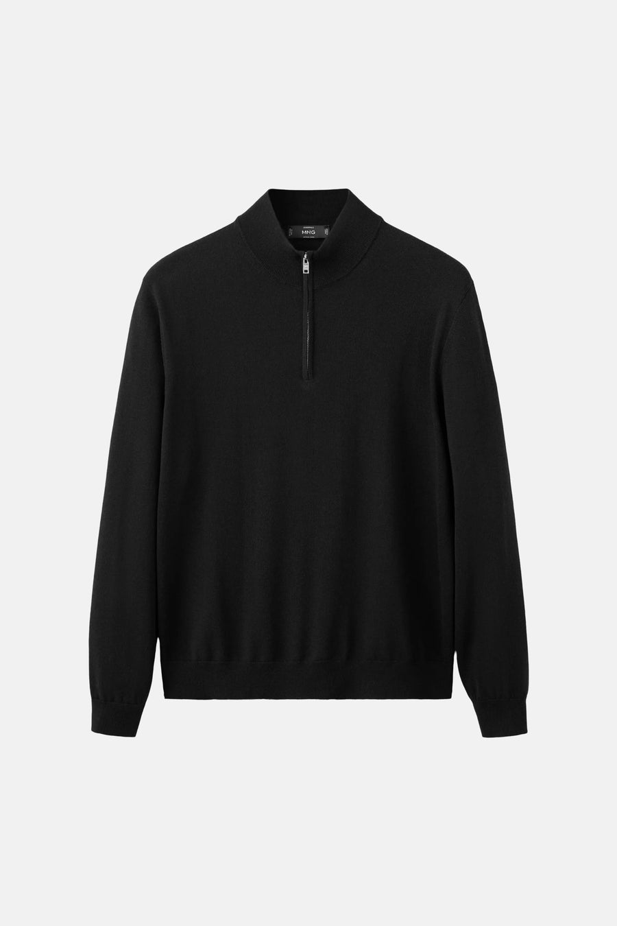 Pull met rolkraag - zwart