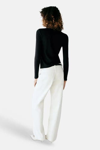 T-shirt met lange mouwen - zwart