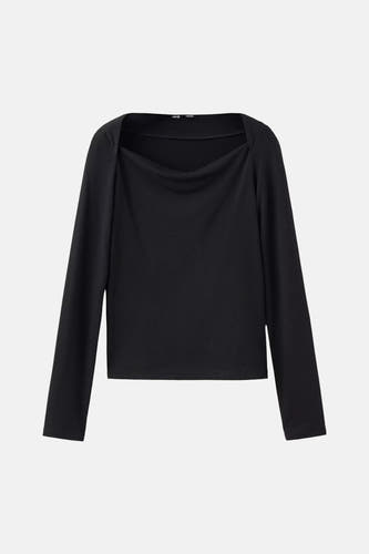 T-shirt met lange mouwen - zwart