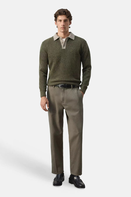 Pull col V - Vert