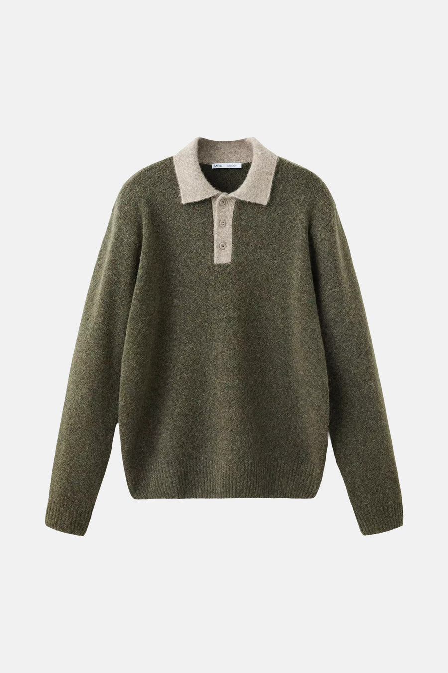 Pull col V multicolore - MANGO