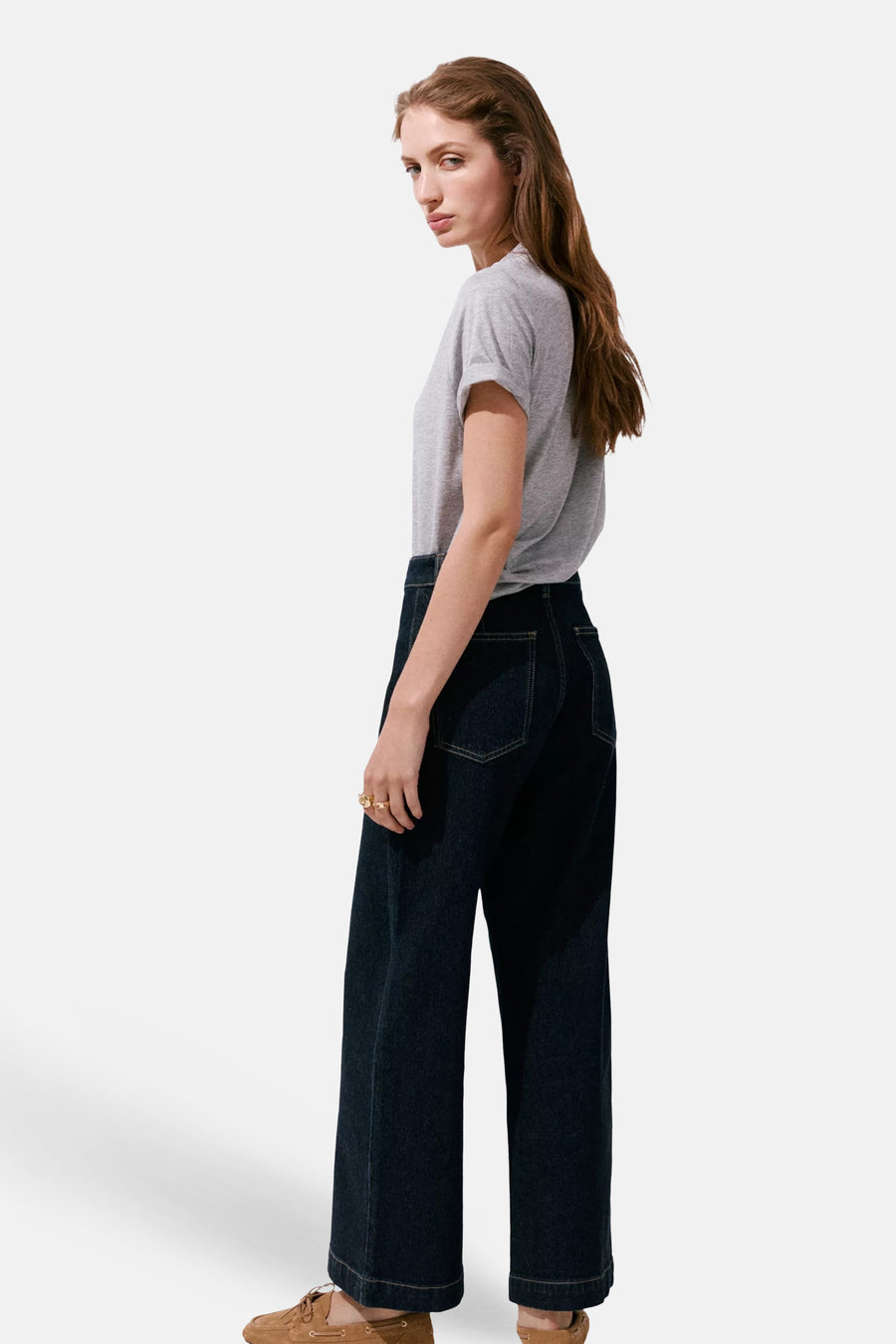 CATHERIN - dark blue denim