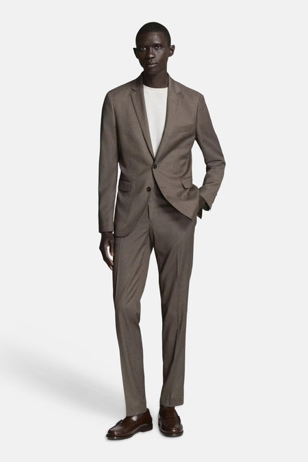 Pantalon de costume brun - MANGO