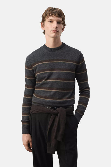 Pull col O multicolore - MANGO