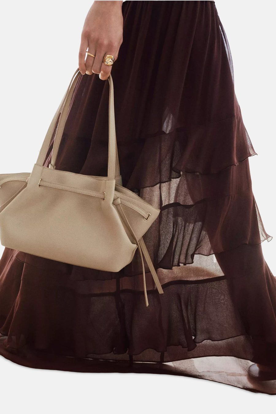 Schoudertas - beige