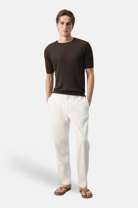 Pull O-hals - bruin