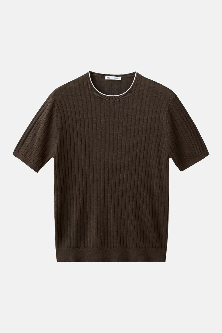 Pull col O - brun