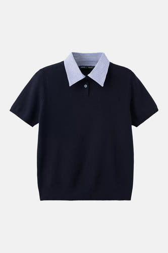 Polo à manches courtes - Bleu