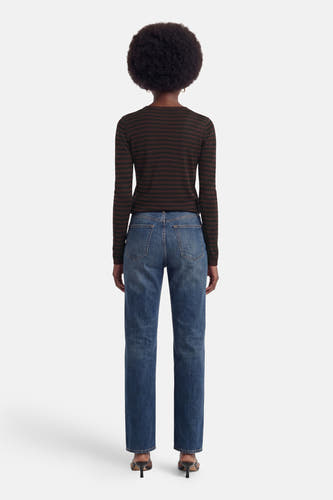 Pull V-hals - Bruin
