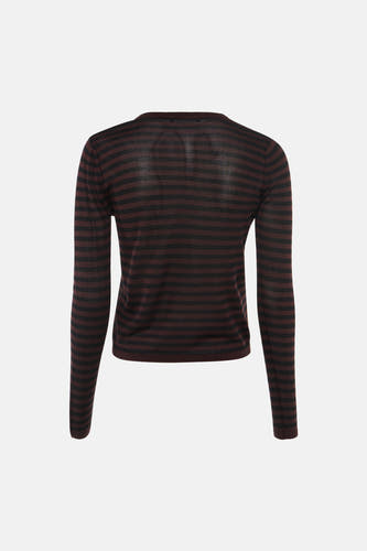 Pull V-hals - Bruin