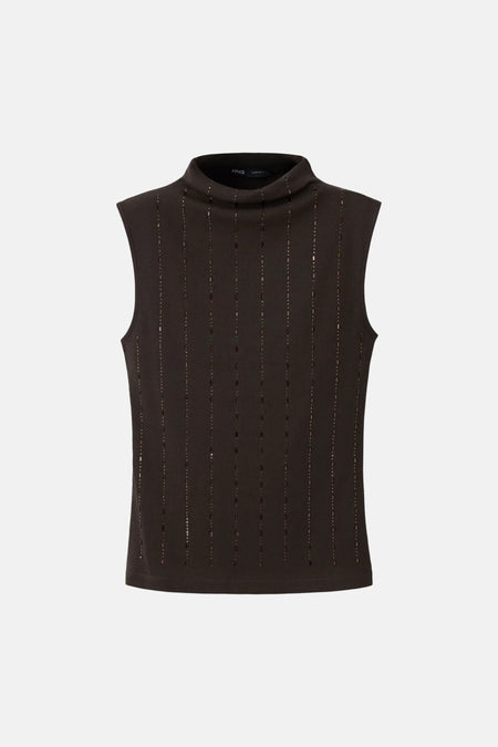 T-shirt met korte mouwen - bruin