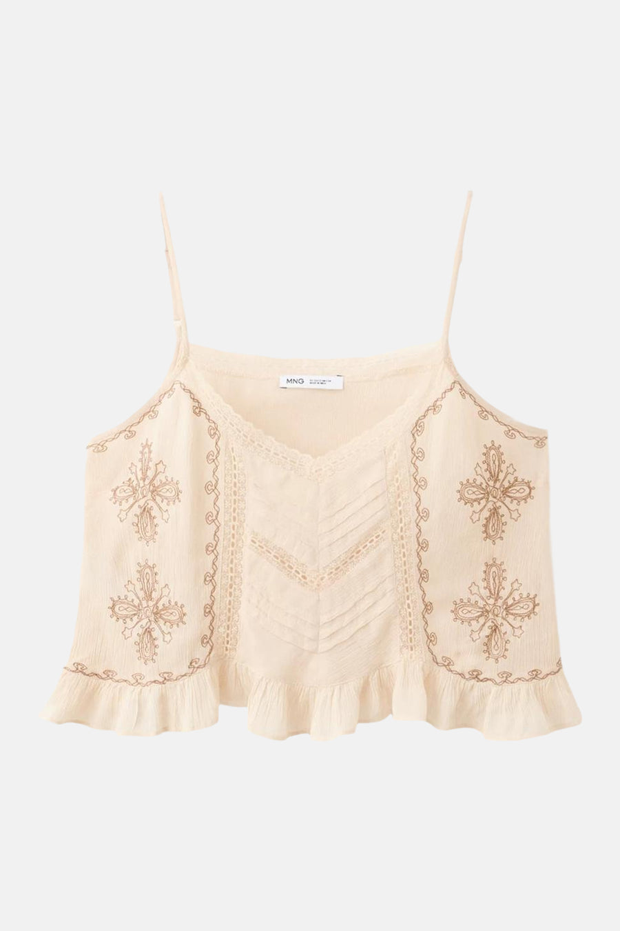 Blouse zonder mouwen - multicolor