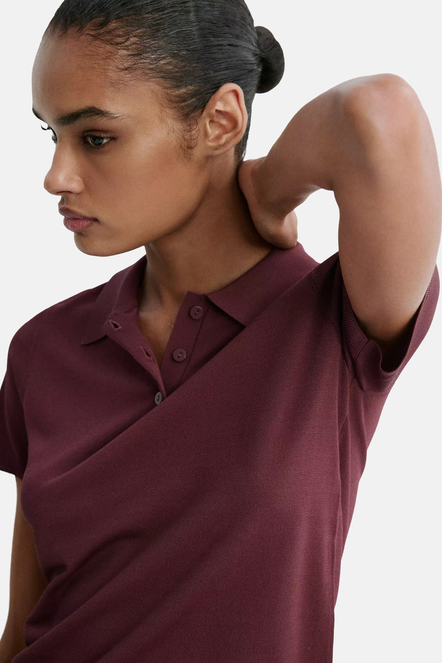 Polo's bordeaux - MANGO
