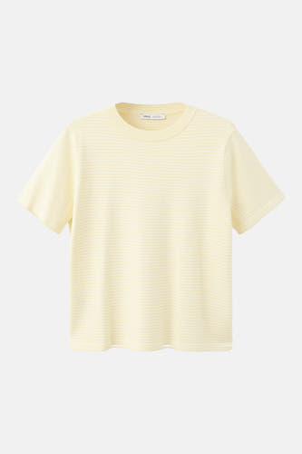 Pull à manches courtes - Jaune
