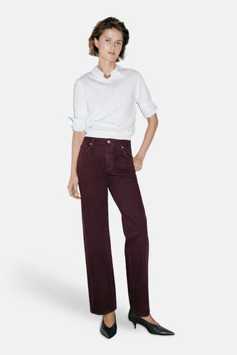 5-pocket broek - bordeaux