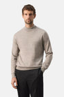 Pull O-hals - beige