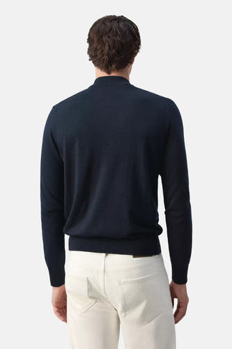 Pull O-hals - blauw